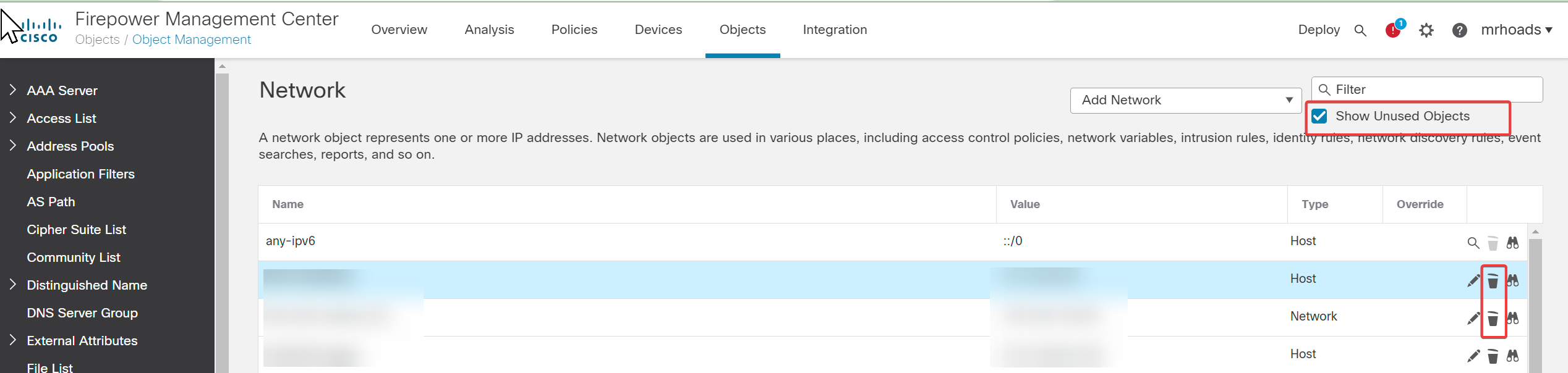 Solved: Finding and removing unused objects in FMC - Cisco Community