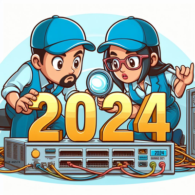 create an image of the number 2024 in cartoon style. Two networking engineers should be starr 1.png create an image of the number 2024 in cartoon style. Two networking engineers should be starr 1.png