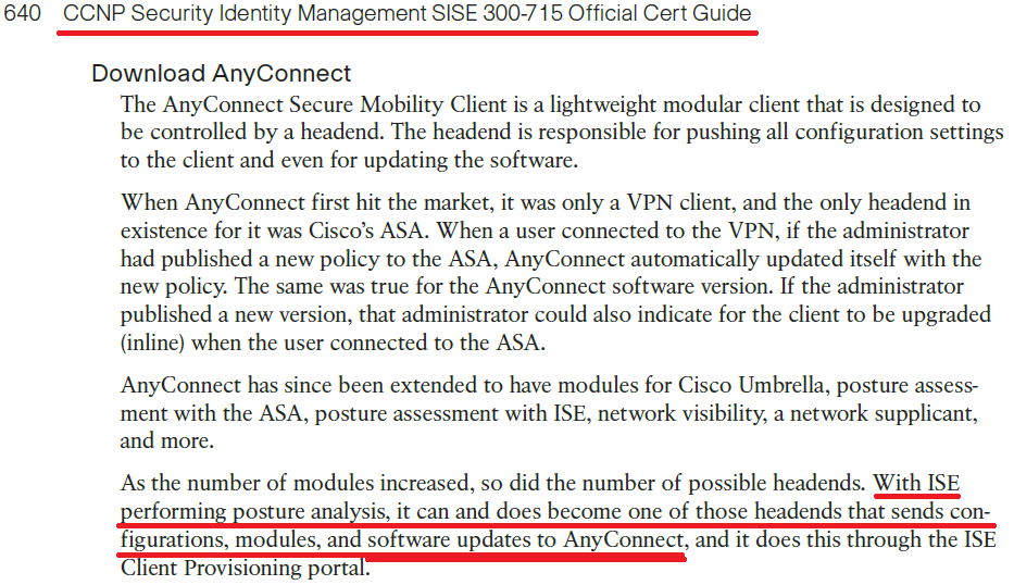 Upgrade to Cisco Secure Client agent version 5 through ISE web portal ...