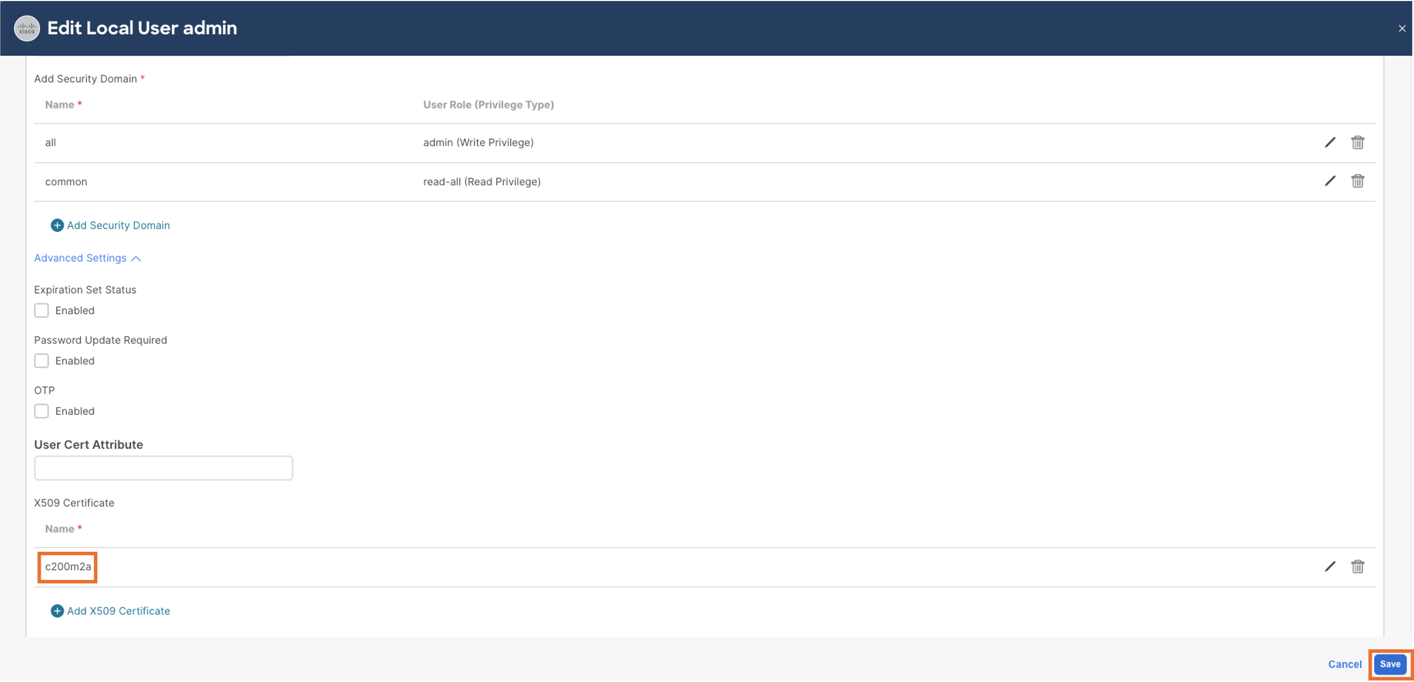 証明書による APIC との連携方法 - Cisco Community
