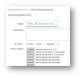 DACL for limited access