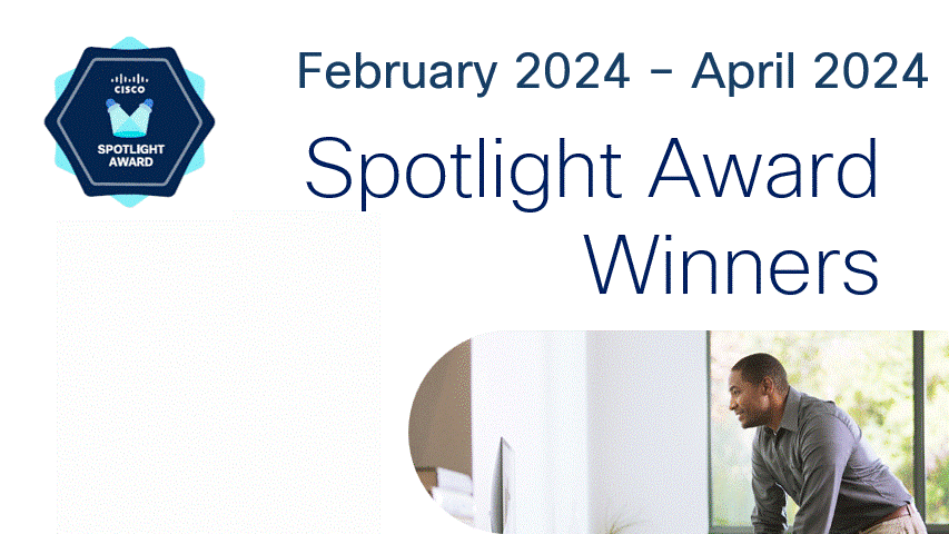 祝贺2024年2月-4月 Spotlight Award 获奖者！
