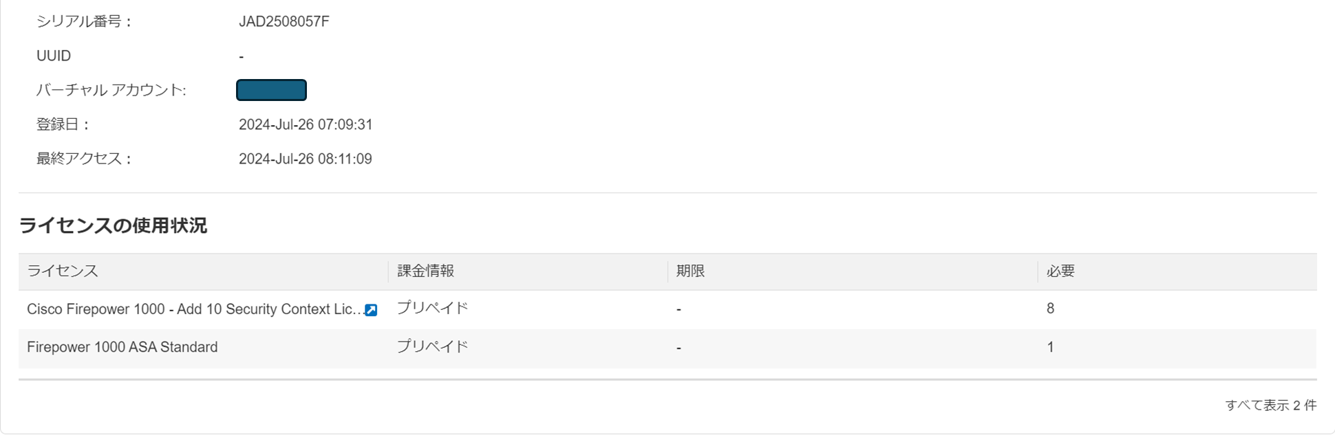 ASA: Failover 構成時における ASA の Smart License の扱い ASA: Failover 構成時における ASA の Smart License の扱い