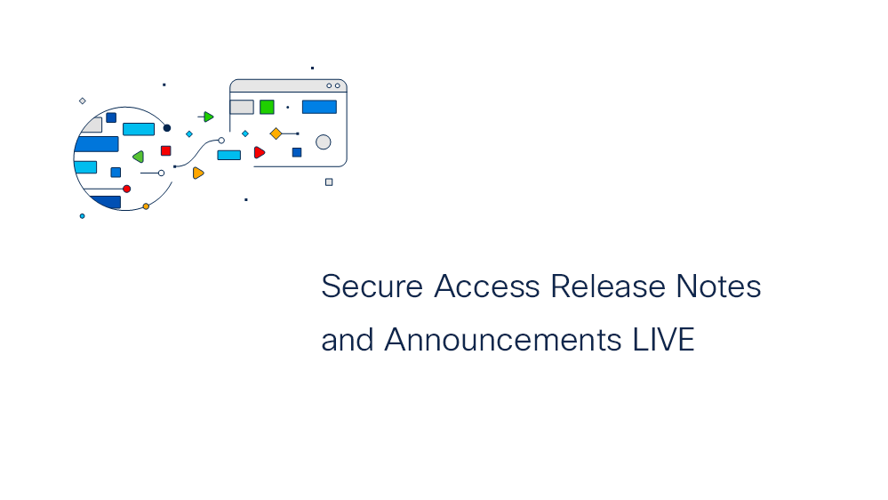 Cisco Secure Access のソフトウェアリリースノートとアナウンスメントが利用可能になりました！