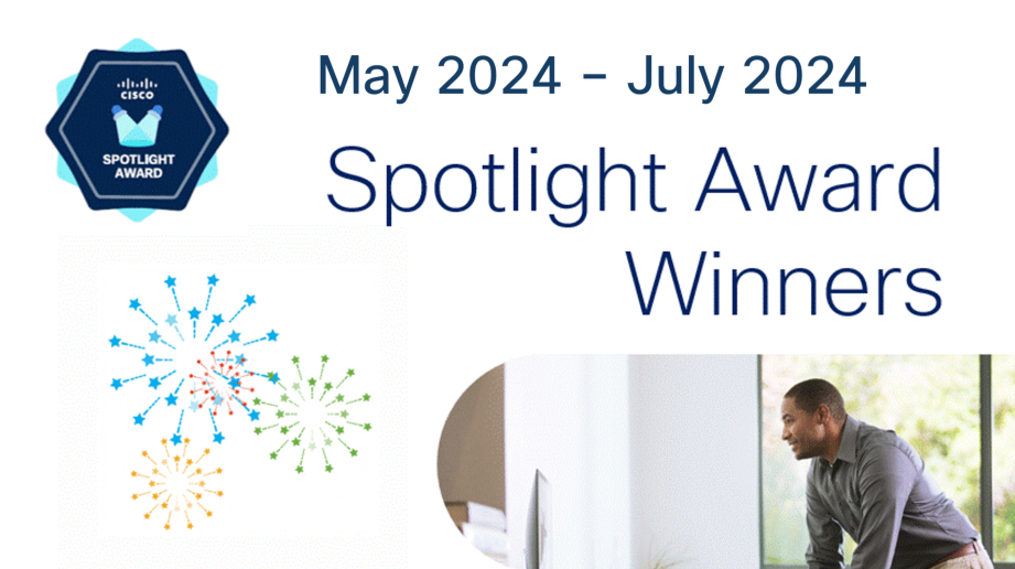 祝贺2024年5月-7月 Spotlight Award 获奖者！