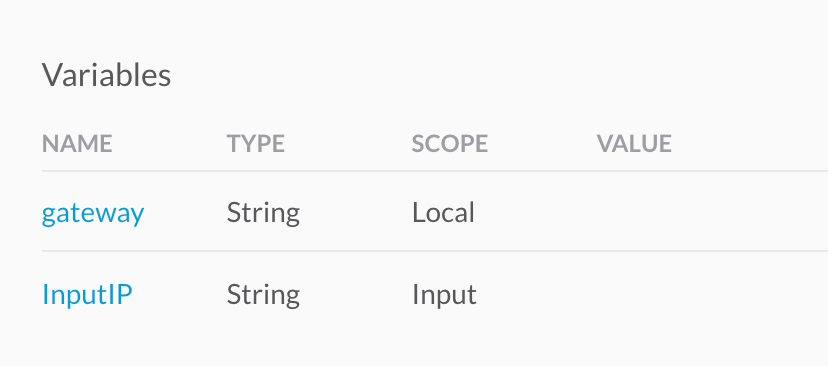 one user input and one global variable