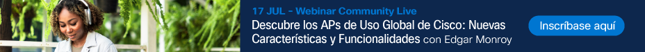  Anuncio del evento Community Live 