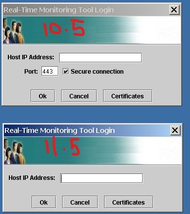 RTMT 10.5 vs 11.5