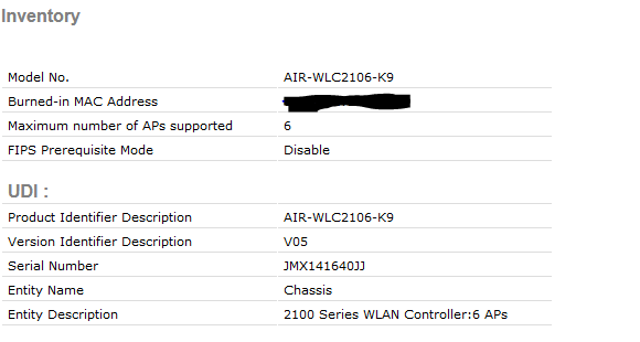 Parametrized WLC 2100 series. - Cisco Community