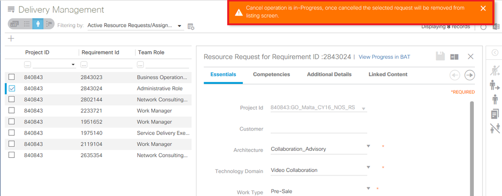 12. Canceling a Rejected Direct Assignment_Cancel in Progress_Final screen.png