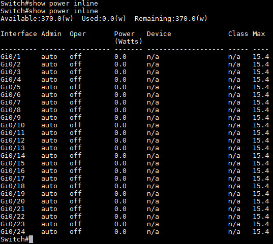 Solved: Due to Insuffiecnt inline pwer. Upgrade inline power source or ...