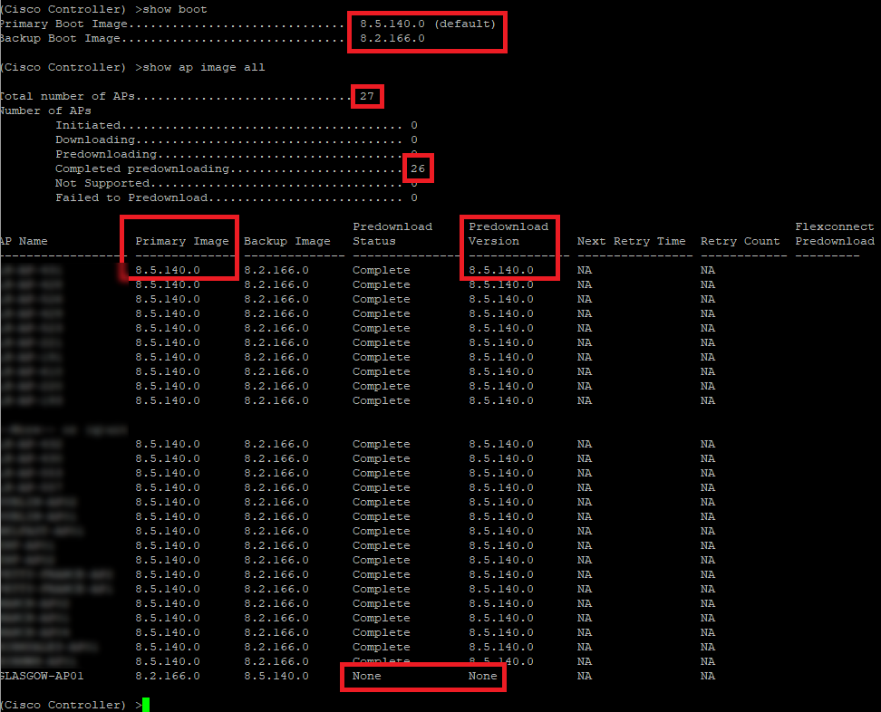 Cisco AP predownload status says none Cisco Community