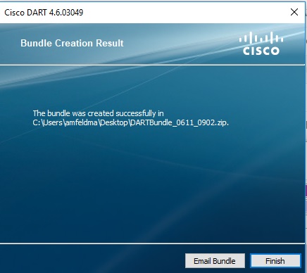 How to collect the DART bundle for Anyconnect - Cisco Community