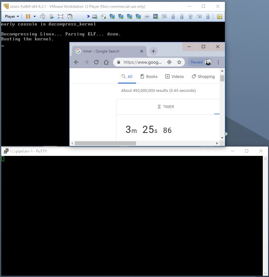 IOS XRv 64bit (iosxrvfullk9x64) VMware Player/VMware Workstation