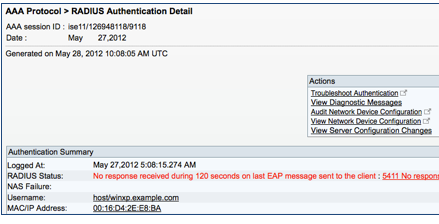 How To Troubleshoot ISE Failed Authentications & Authorizations - Cisco  Community