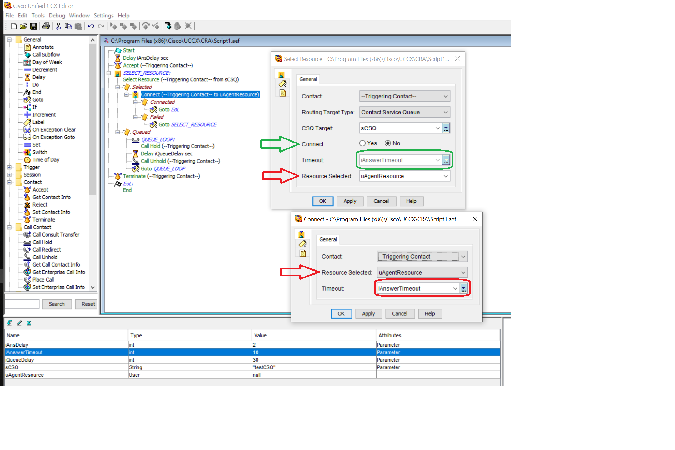 A.2 - Night Switch enabled call routing script - Appendix A - Swyx