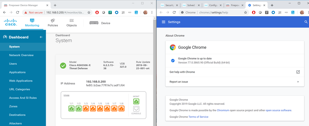 FDM Monitoring in Chrome