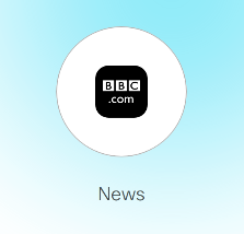 News webapp button