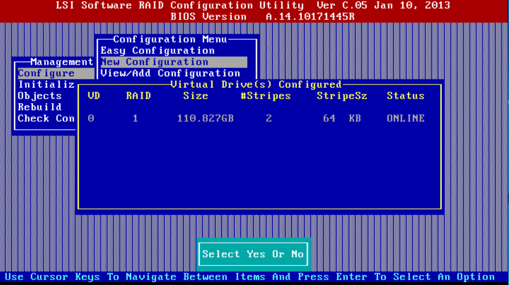 Solved: LSI Software RAID unresponsive - Cisco Community
