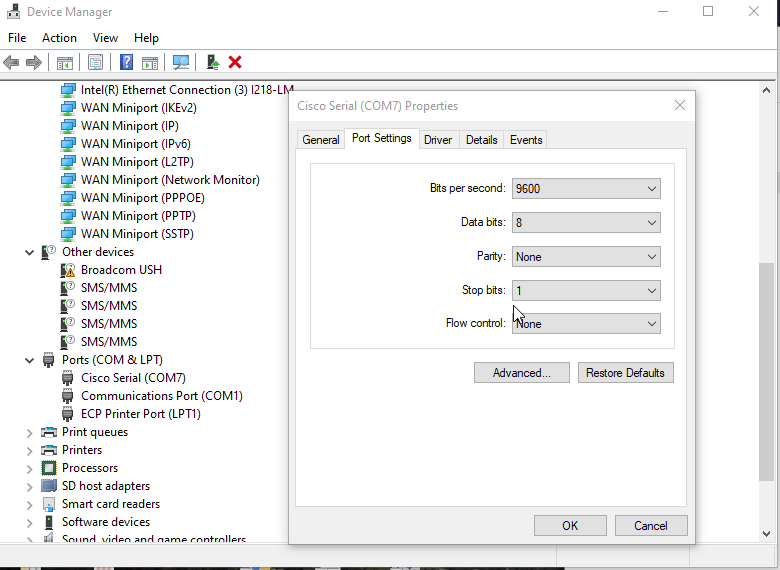 Solved: mini USB console Windows 10 - Cisco Community