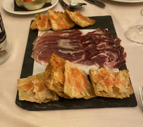 Iberic Ham with Tomato Bread