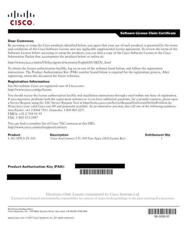 Problem with PAK registration - Cisco Community