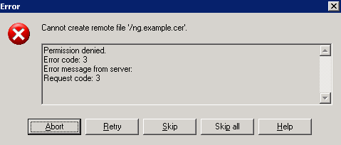 WinSCPerrorCode3.png WinSCPerrorCode3.png