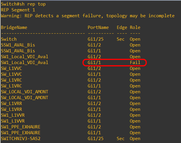 REP shared alternate port key process ? - Cisco Community