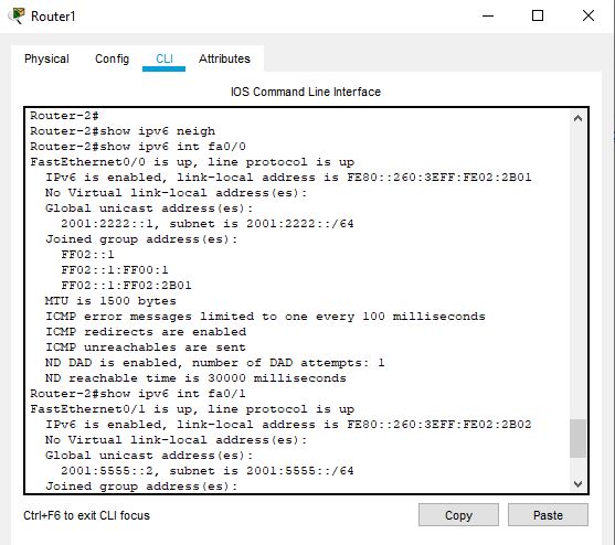 Ping Ipv6