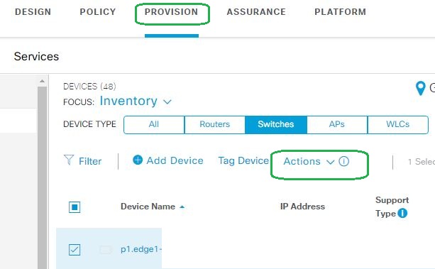 Cisco Digital Network Architecture Center Template Editor Tool Cisco Community