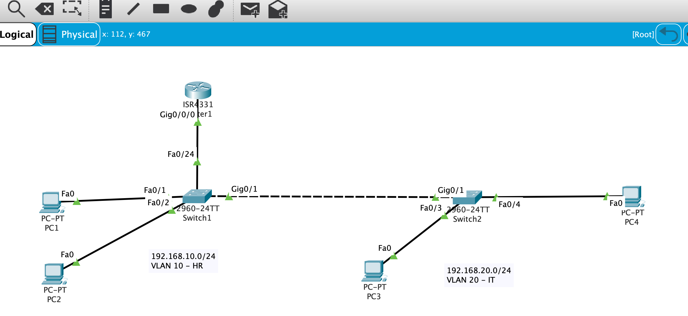 2 Switches 1 Router Using Dynamic Ip Addressing Cisco Community