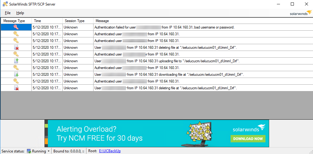 CUCM Backup fails to a specific SFTP server Cisco Community
