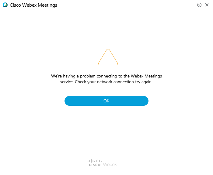 Solved Re Help Cannot Connect On Webex Meetings Desktop App Win7 Cisco Community