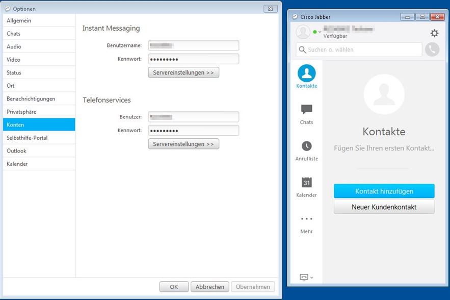 Cisco jabber for windows 11.9