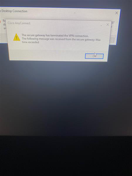 VPN time out