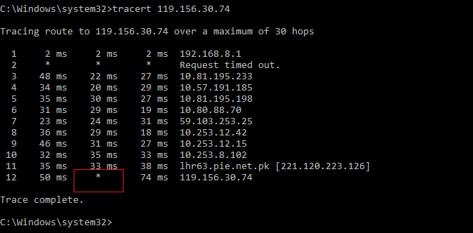 Tracert Cisco Community