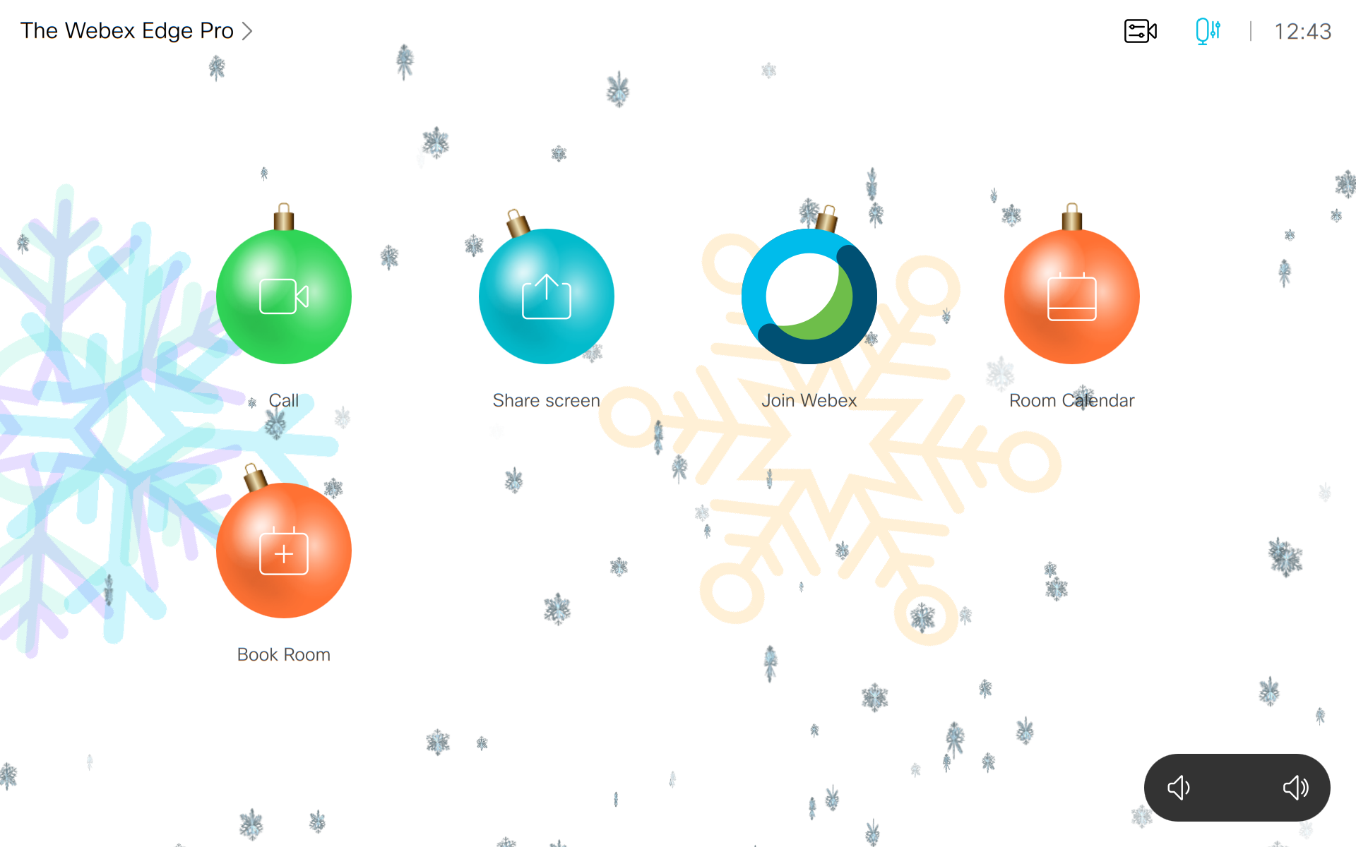 Happy Holidays from Webex! Spread the cheer with our Winter Theme, now  available! - Cisco Community