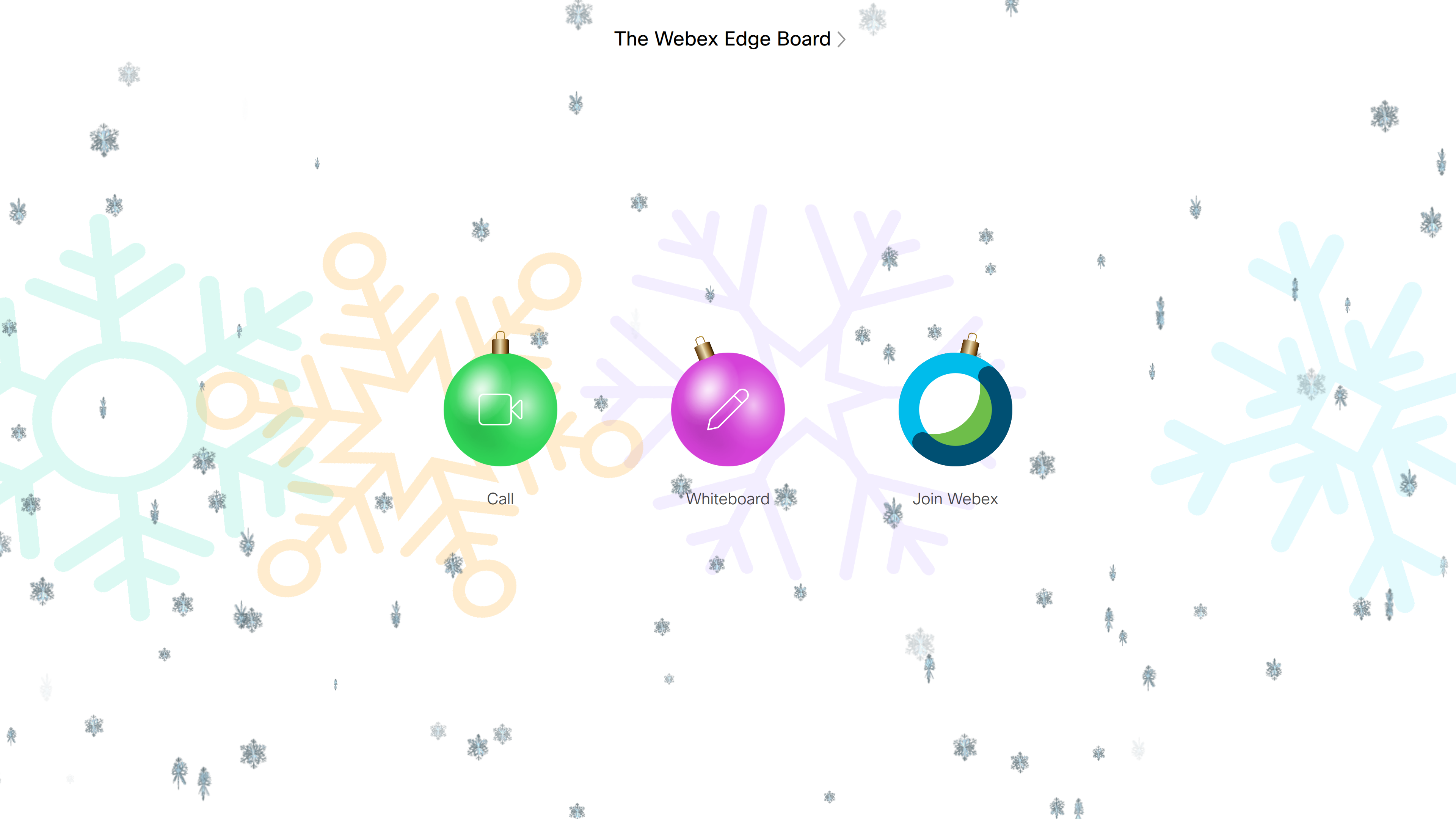 Happy Holidays from Webex! Spread the cheer with our Winter Theme, now  available! - Cisco Community