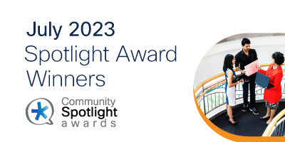 祝贺2023年7月 Spotlight 奖章获得者